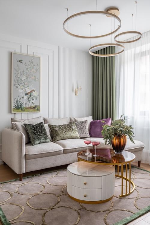 Интерьер мечты в подарок маме: квартира 59 кв. 05