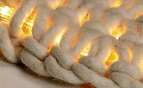 Хорошая идея: мы вяжем светящийся коврик. 02