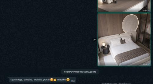 Хочу представить вам дизайн проект ЖК Айвазовский, спальня, 16 кв. 08