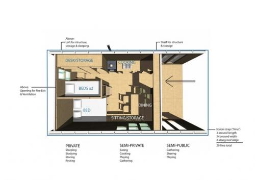 Проект дома, который был разработан группой финских студентов. 09