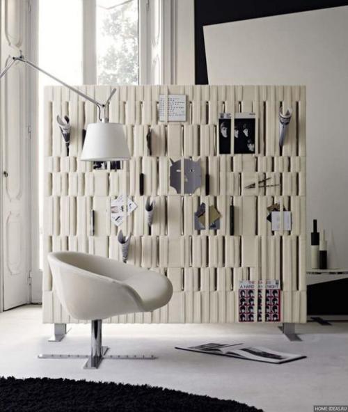 Перегородки для зонирования пространства в КОМНАТЕ. 04