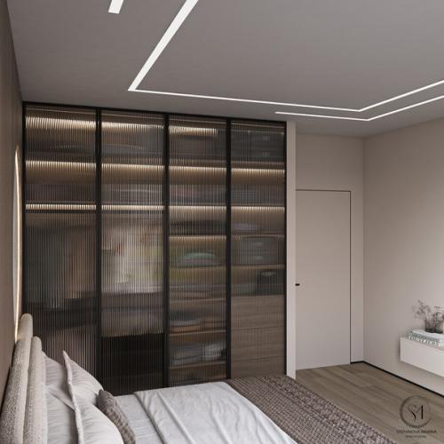 Хочу представить вам дизайн проект ЖК Айвазовский, спальня, 16 кв. 04