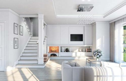 Эскизный проект классического коттеджа. 08