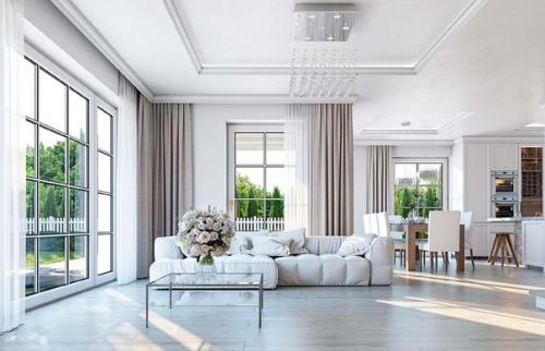 Эскизный проект классического коттеджа. 04