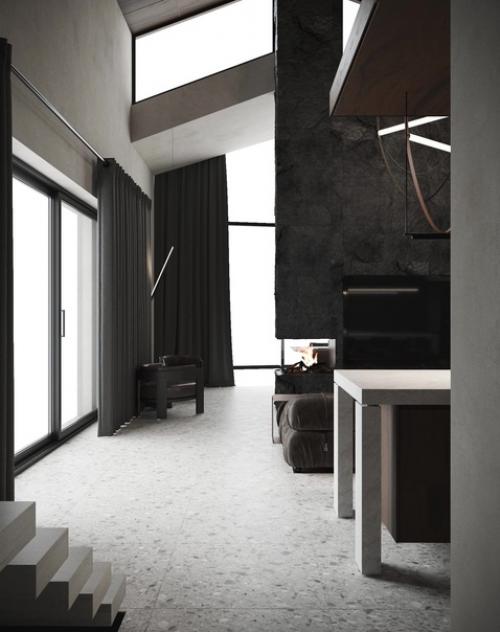 Стильный интерьер частного дома. 02