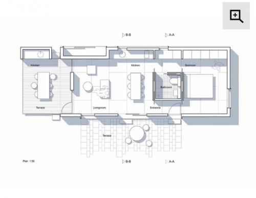 Небольшой деревянный частный дом в живописной местности расположен. 08