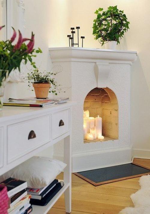 Фальшкамин в интерьере. 07