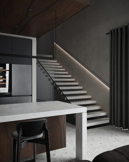 Стильный интерьер частного дома. 04