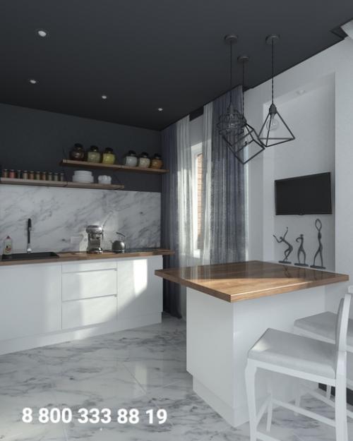 Современная роскошь.  Тенденции Кухонной Моды гласят. 01