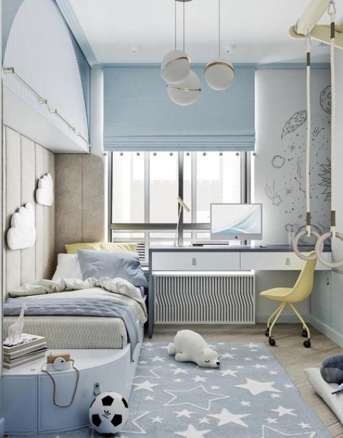 Интерьер красивой детской. 02