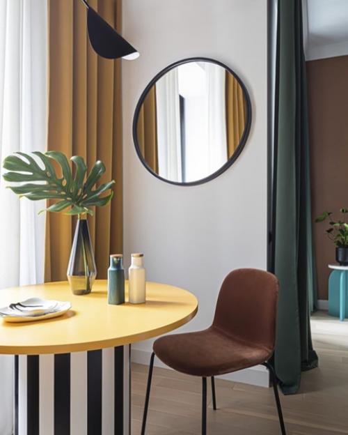 Уютная, стильная и сочная квартира, площадью 35 кв. 01