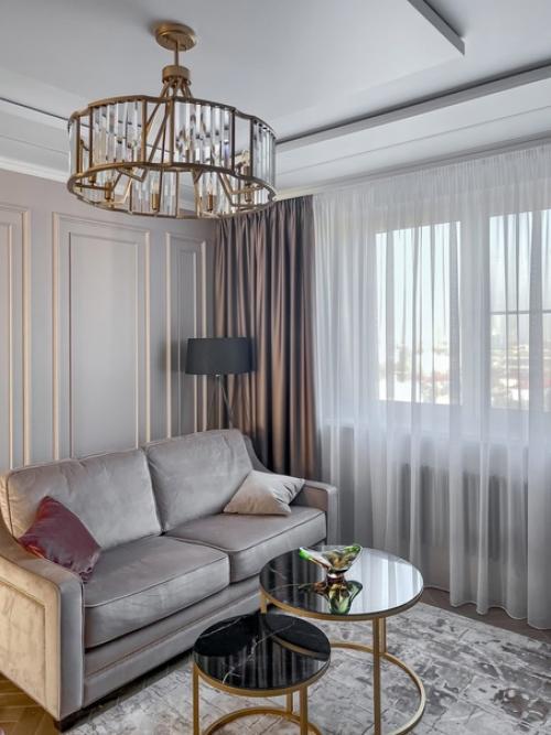 Продолжение предыдущей публикации, шторы для гостиной. 04