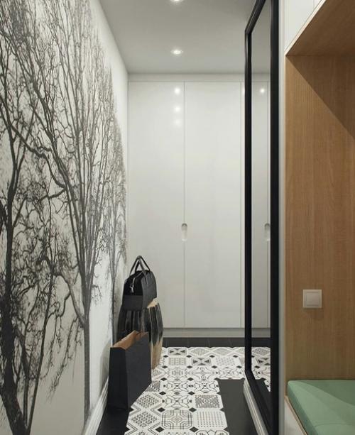 Интерьер прихожей. В современном стиле. 03