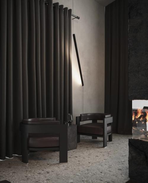 Стильный интерьер частного дома. 01