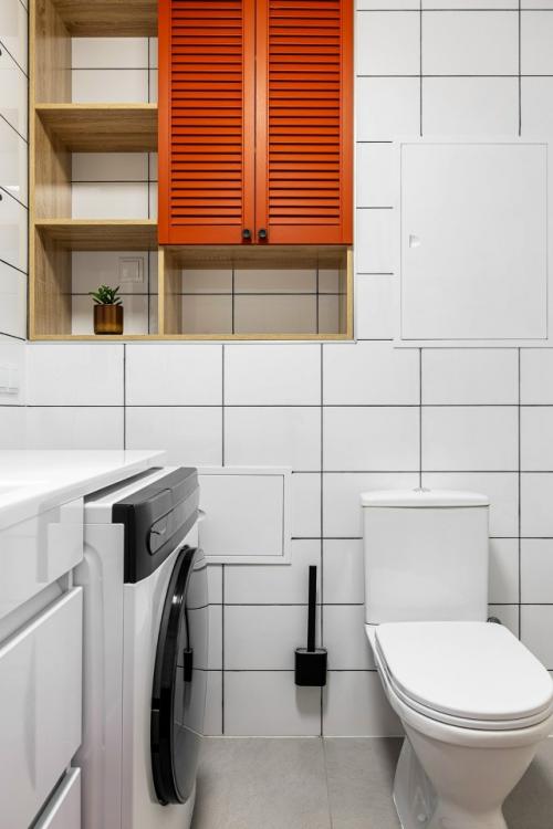 Интерьер 1-комнатной квартиры 34, 8 м 2 в ЖК Руставели в Москве. 09