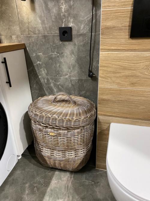 Новиночка. Бескаркасная корзина для белья была сплетена для моих любимых и дорогих в подарок. 05