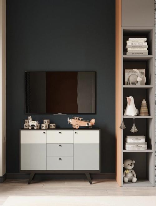 Стильный интерьер детской комнаты. 06