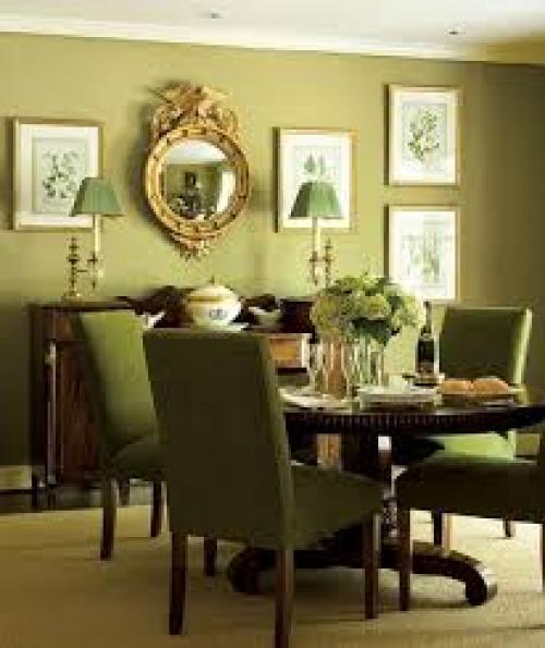 Разумное сочетание оливкового цвета в интерьере - залог гармоничного дизайна. 09