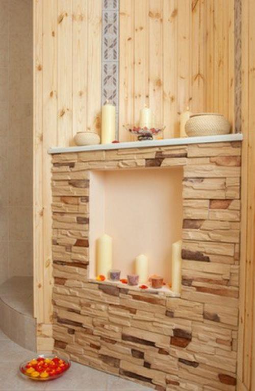 Фальшкамин в интерьере. 02