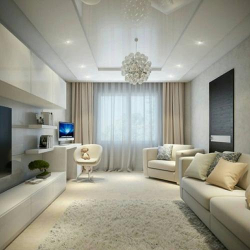 Спокойная приятная атмосфера в гостиной.