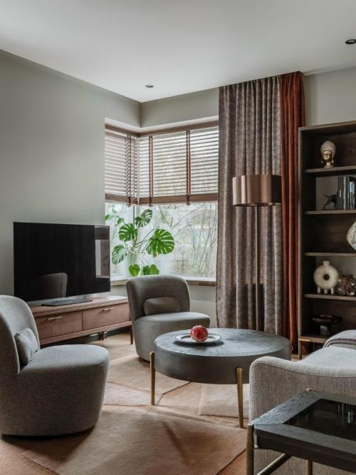 Дизайнер Анна сидоренкова создала интерьер, где современная классика мягко переплетается с элементами mid - Century. 01