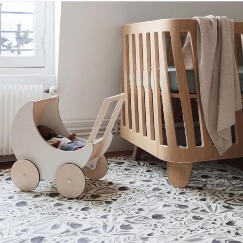 Детские деревянные кроватки в скандинавских интерьерах. 06