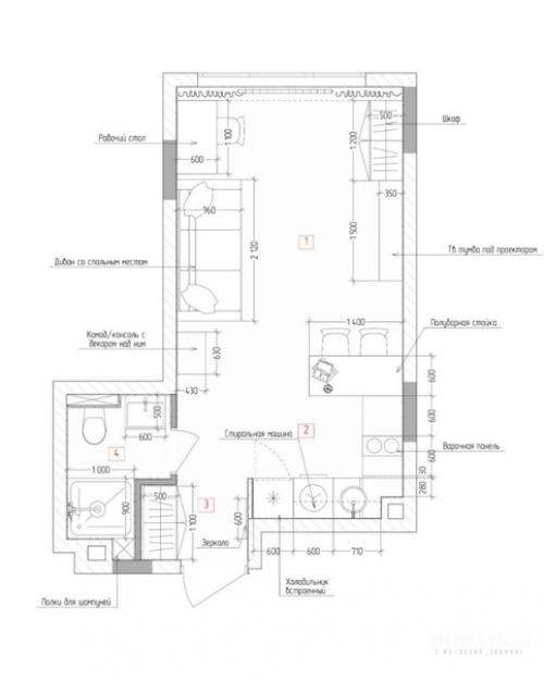 Квартира - студия 26 кв. 07