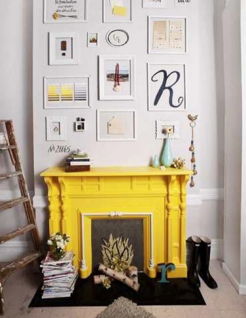 Фальшкамин в интерьере. 04