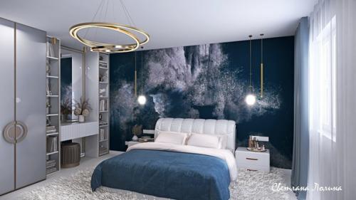 Хочу синюю спальню! 07