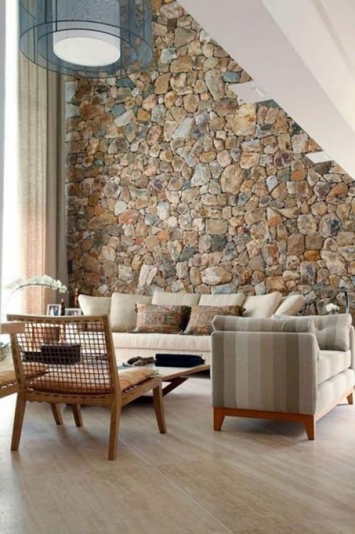 Акцентная стена в интерьере: 02