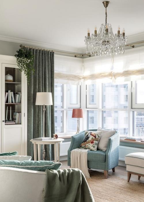 Мягкая классика в интерьере небольшой квартиры в Санкт-петербурге (69 кв. 04