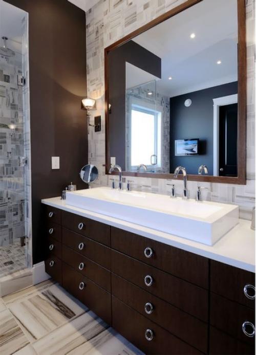 Классический дом черного цвета с роскошным интерьером. 08