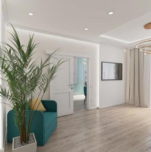 Современный интерьер. В светлых оттенках. 05