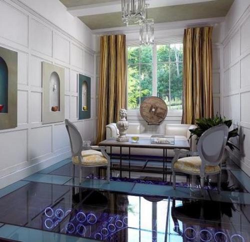 Не совсем интерьер квартиры, но классный винный погреб организованный в подвале дома в футуристическом стиле с вкраплением готических элементов. 02