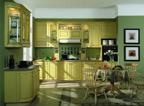 Разумное сочетание оливкового цвета в интерьере - залог гармоничного дизайна. 03