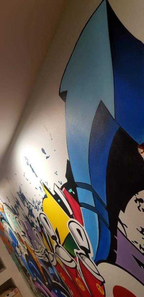 Закончена роспись в детской комнате в стиле графити! 03