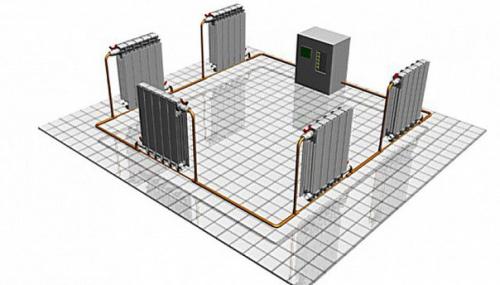 Установка расширительного бака для системы отопления закрытого типа. 01