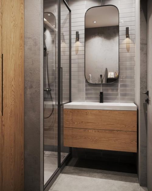 Интерьер ванной комнаты. 02