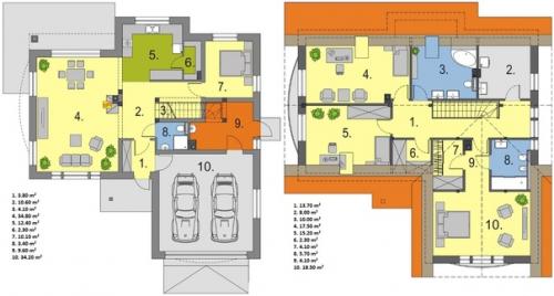 Эскизный проект загородного уютного дома для семьи. 02 Эскизный проект загородного уютного дома для семьи. 02