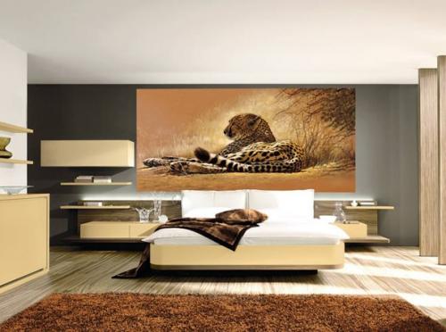 Интерьер спален с фотообоями. 02