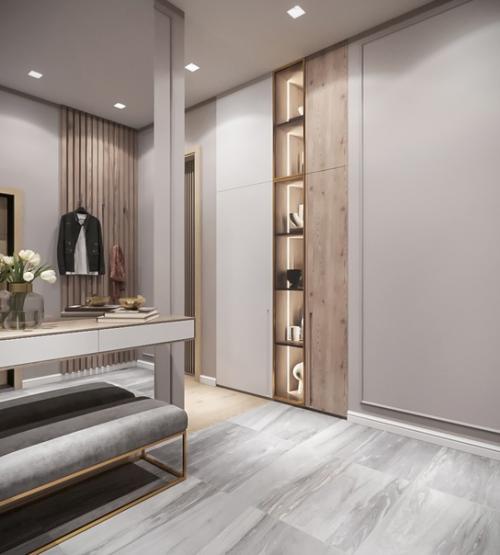 Современный интерьер двухкомнатной квартиры площадью 87 кв. 07