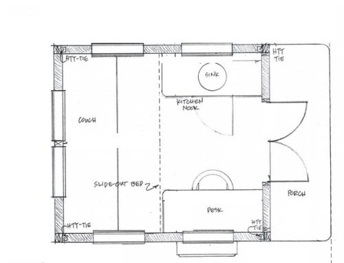 Крошечный домик Don Vardo - отличный проект крошечных домов, идеально подходящий для отдельного офиса, помещения для гостей или уединенного жилья. 03