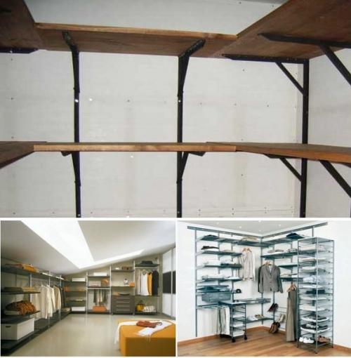 Гардеробная из гипсокартона. 05