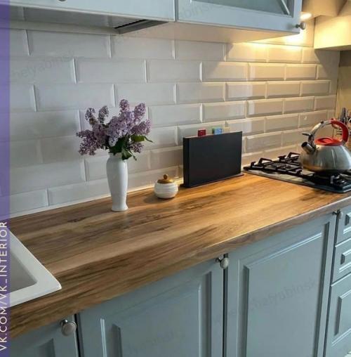 Красивая кухня. В приятном цвете. 01