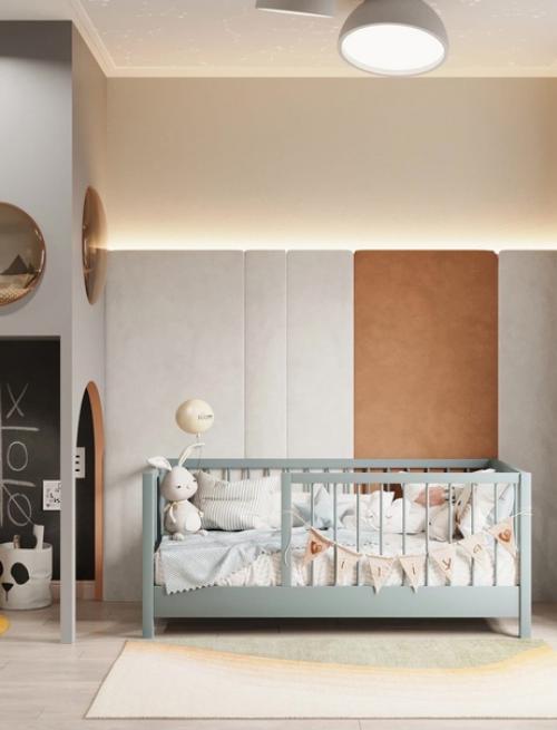 Стильный интерьер детской комнаты. 08