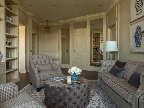 Спокойный, благородный интерьер для пожилой дамы. 01