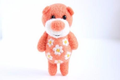 Очаровательные мишки из войлока от Gabrielefelt? 07