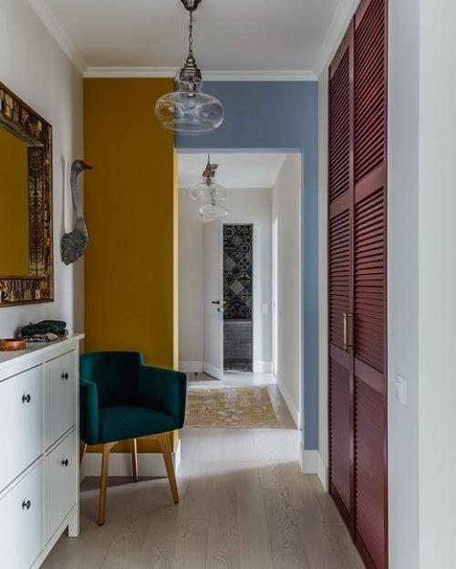 Светлая квартира с яркими акцентами! 06