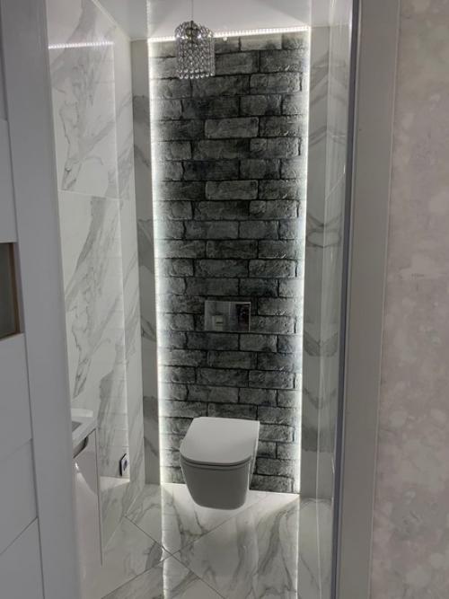 Современный вариант дизайна интерьера загородного дома. 08