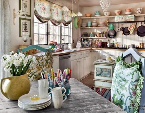 Текстиль - очень важная часть интерьера в стиле Прованс! 05